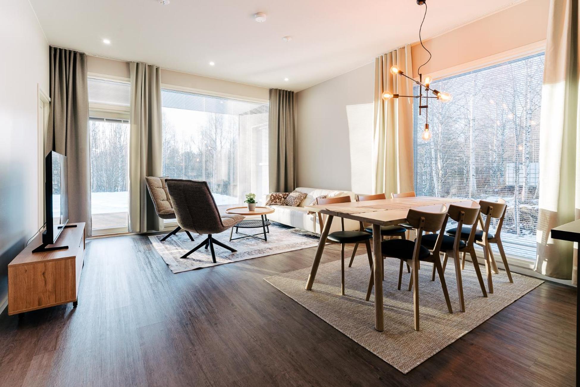 Nordic Luxury Getaway Apartment Rovaniemi Ngoại thất bức ảnh